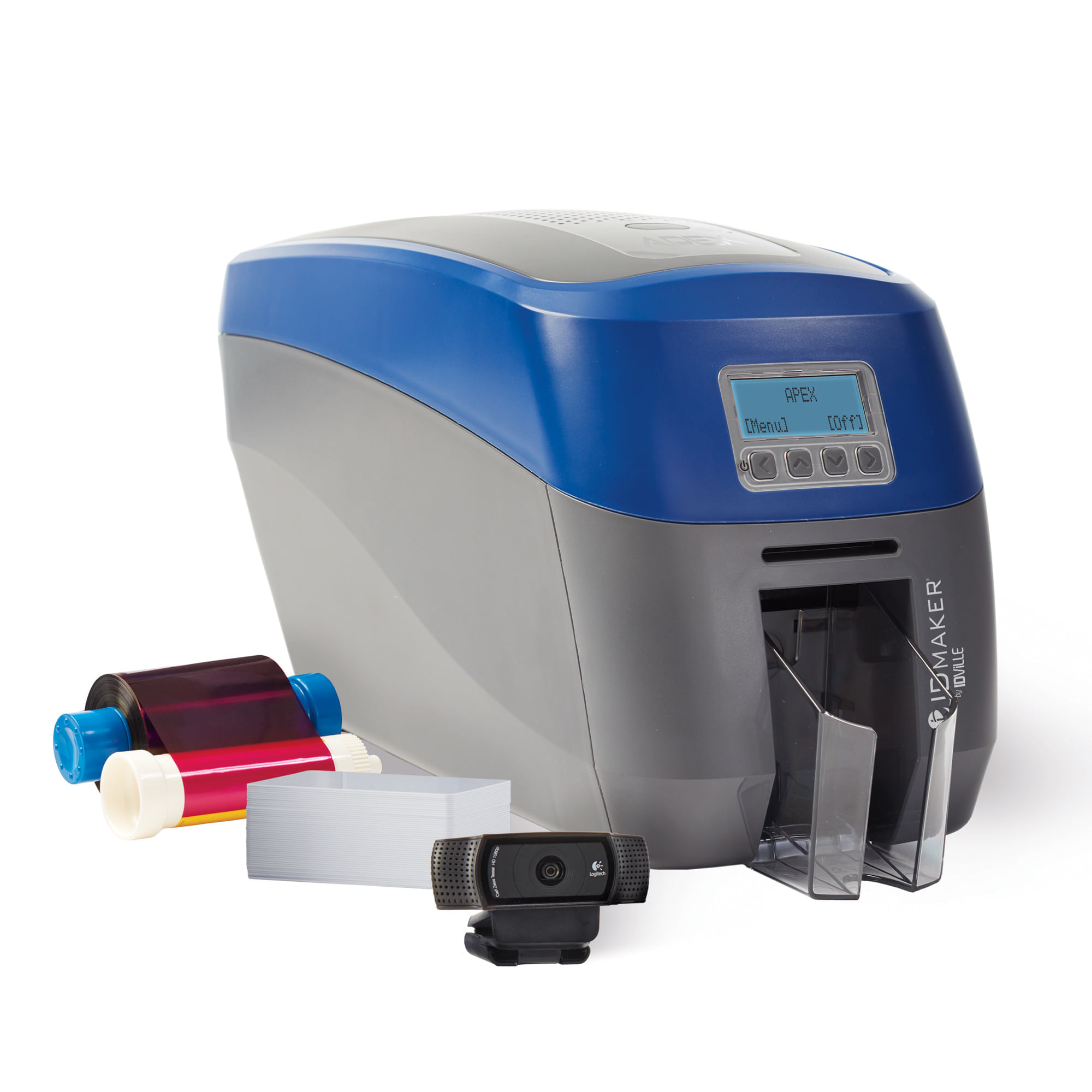 ID Maker Apex - 2-Sided ID Card Printer - Complete System - IDville