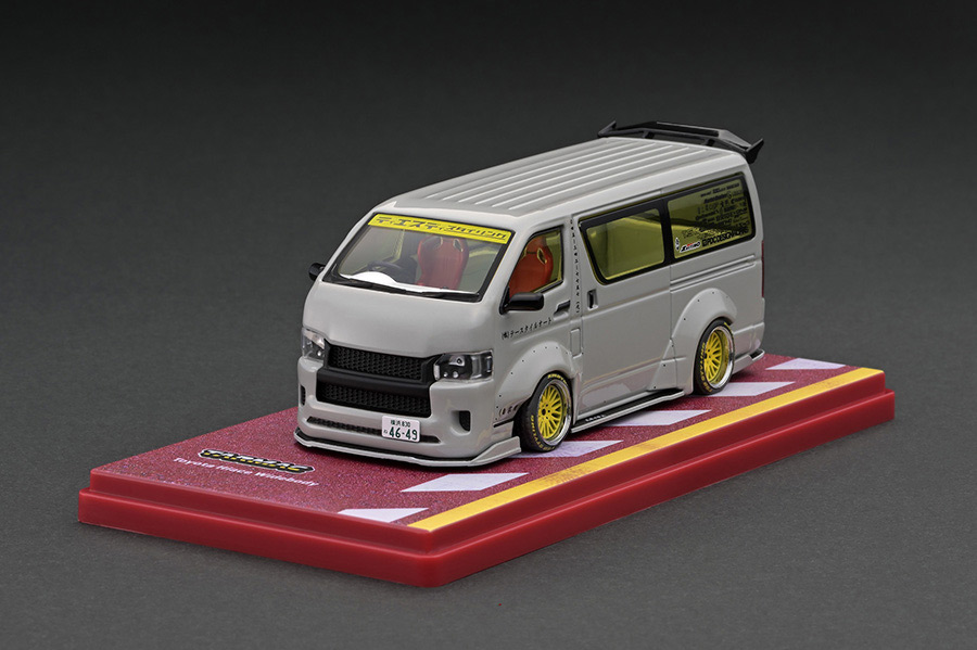 T43-024-GR 1/43 Toyota Hiace Widebody Grey | LINE UP | [公式