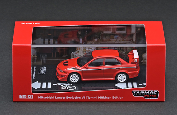 T64R-021-TMER 1/64 Mitsubishi Lancer Evolution VI Tommi Makinen