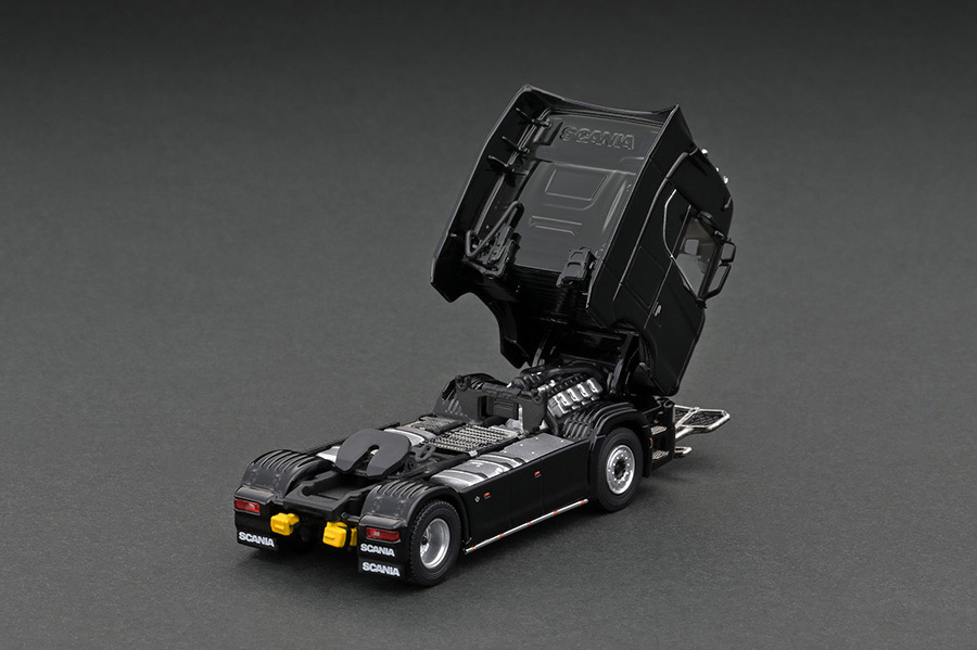 TK-KF037-3 1/64 Scania transport vehicle Black ※トレーラーヘッド +