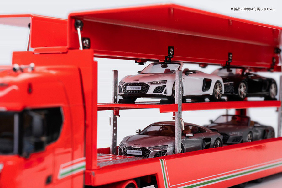 TK-KF037-3 1/64 Scania transport vehicle Black ※トレーラーヘッド +