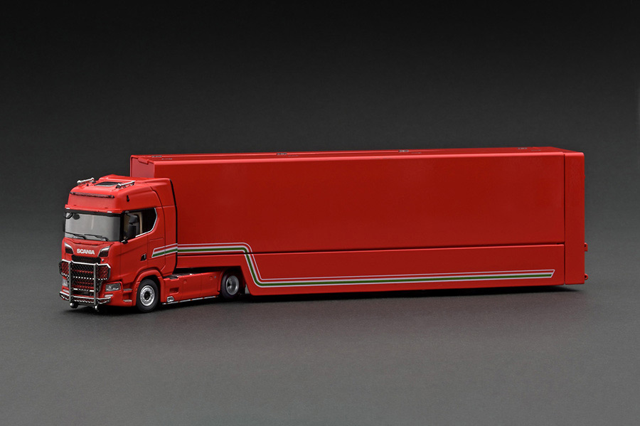 TK-KF037-5 1/43 Scania transport vehicle Red ※トレーラーヘッド +