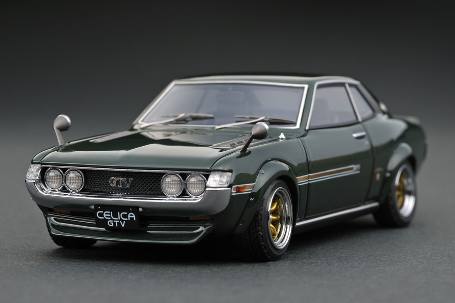 IG0192 1/43 Toyota Celica 1600GTV (TA22) Green | LINE UP