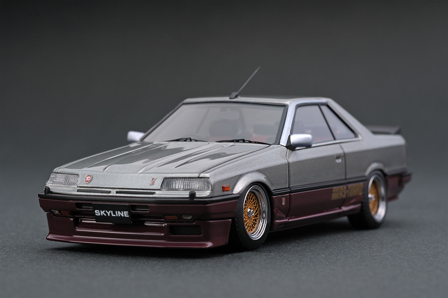 IG0314 1/43 Skyline 2000 RS-X (R30) Silver/Red CAR TOYS Ver