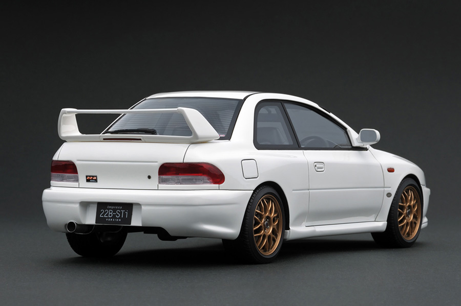 IG1635 1/18 SUBARU Impreza 22B-STi Version (GC8改) White | LINE UP