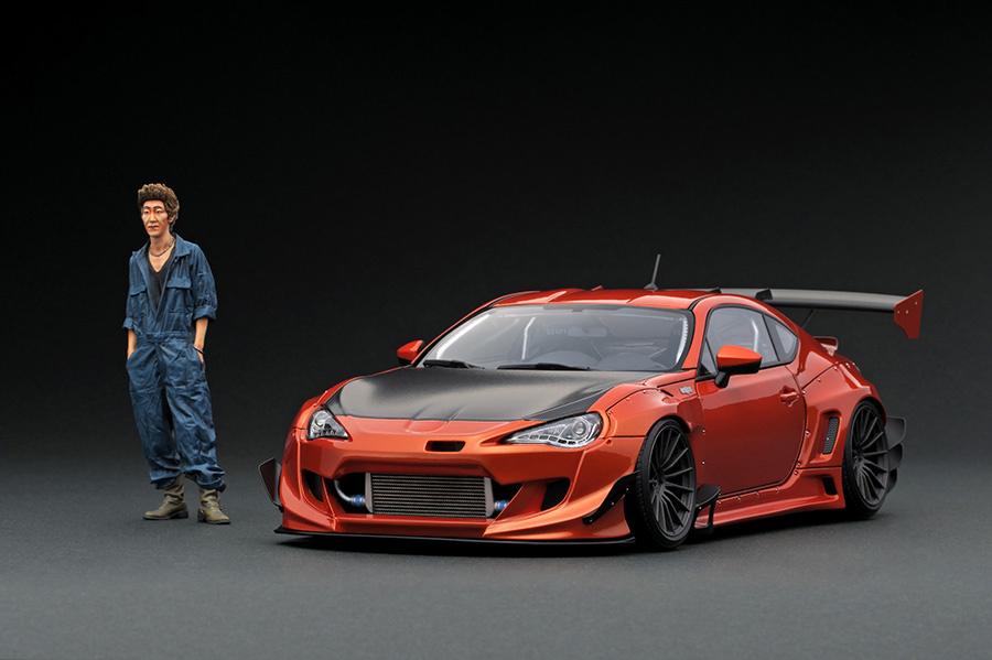 IG1697 1/18 PANDEM TOYOTA 86 V3 Orange With Mr. Miura | LINE UP