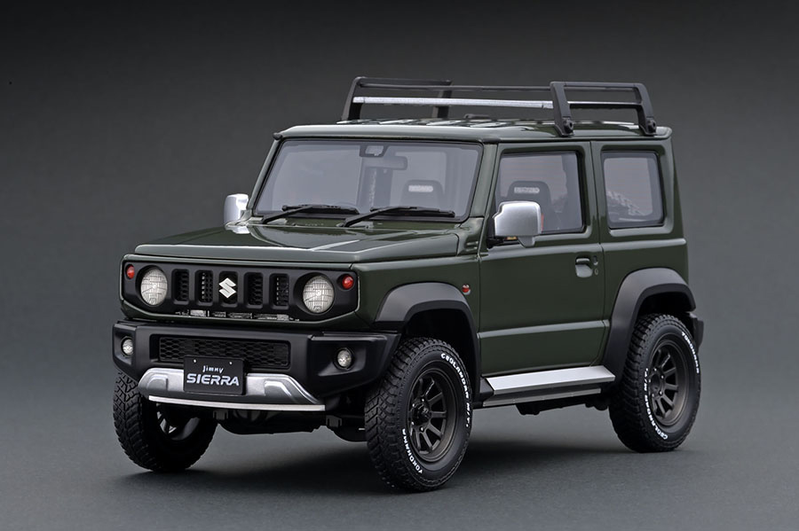 IG1704 1/18 SUZUKI Jimny SIERRA JC (JB74W) Jungle Green Lift Up