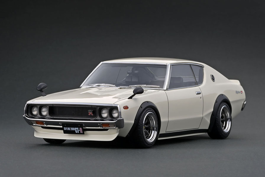 IG1843 1/18 Nissan Skyline 2000 GT-R (KPGC110) White | LINE UP