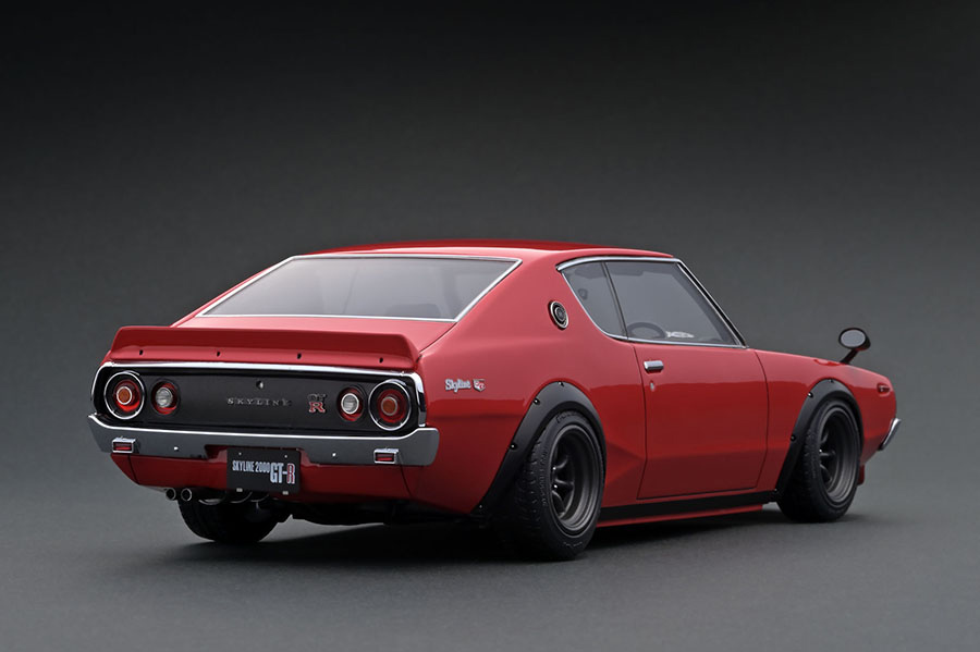 IG1845 1/18 Nissan Skyline 2000 GT-R (KPGC110) Red | LINE UP