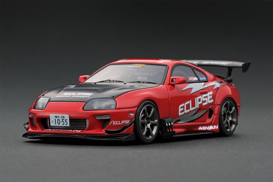IG1977 1/43 Toyota Supra (JZA80) RZ ORIDO-STREET Ver.2 Red | LINE
