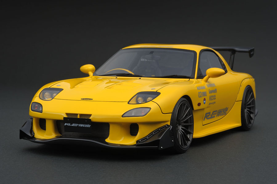IG1042 1/18 MAZDA RX-7 (FD3S) RE Amemiya Yellow | LINE UP | [公式