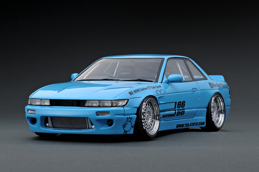 IG1129 1/18 Rocket Bunny S13 V1 Blue | LINE UP | [公式] ignition