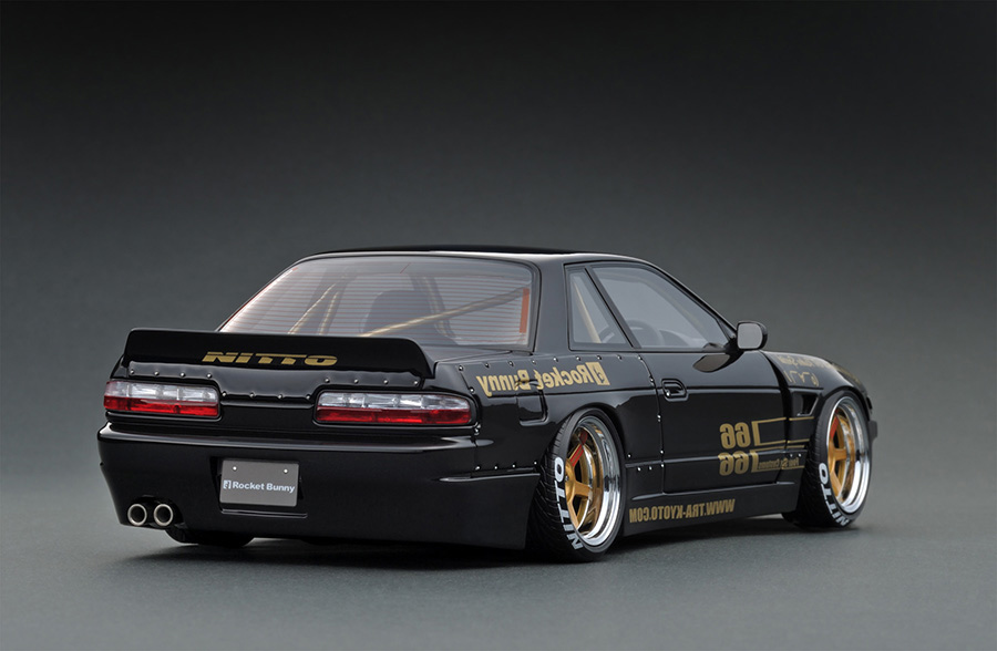 IG1131 1/18 Rocket Bunny S13 V1 Black | LINE UP | [公式] ignition