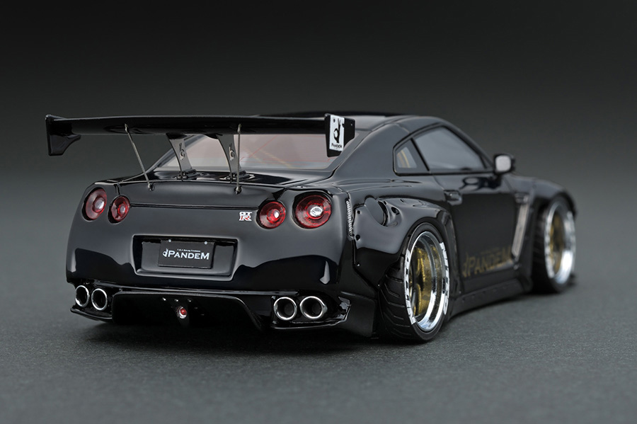 IG1157 1/43 PANDEM R35 GT-R Black | LINE UP | [公式] ignition