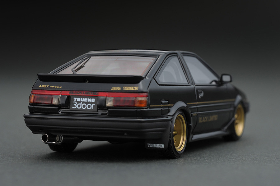 IG1190 1/43 Toyota Sprinter Trueno (AE86) 3Door GT Apex Black
