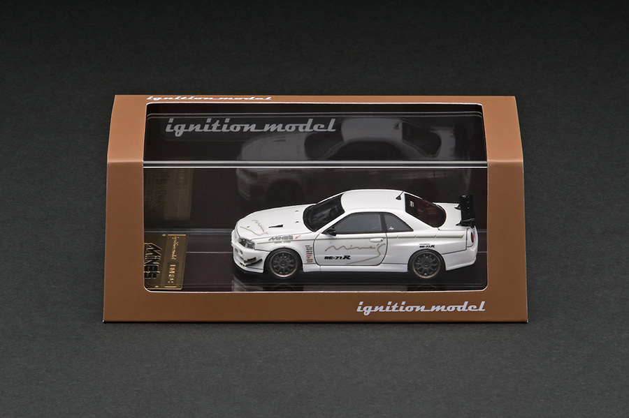 IG2722 1/64 Nissan Skyline GT-R Mine's (R34) White | LINE UP