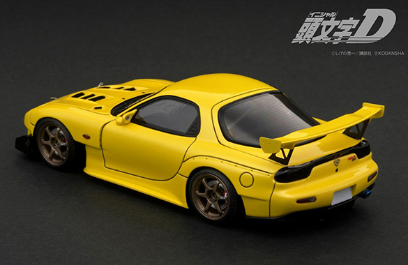 IG2869 1/43 INITIAL D Mazda RX-7 (FD3S) Yellow | LINE UP | [公式
