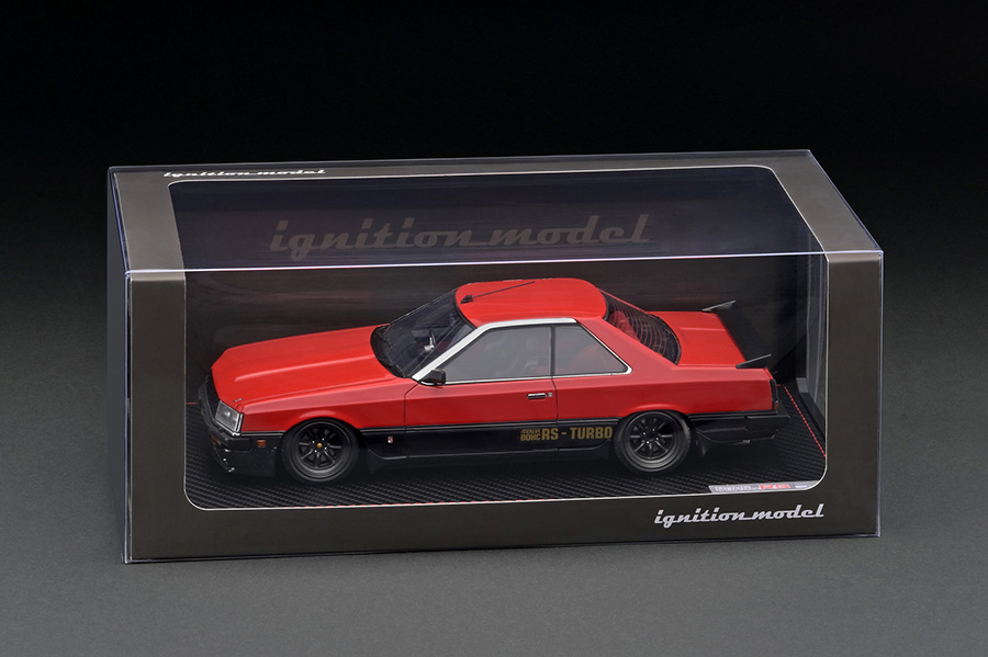 IG2347 1/18 Nissan Skyline 2000 RS-Turbo (R30) Red/Black With