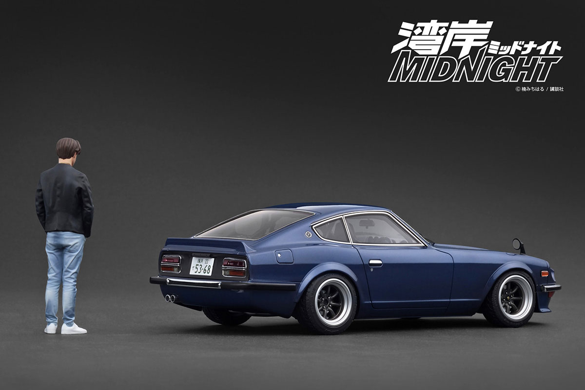 IG3591 1/18 NISSAN Fairlady Z (S30) Blue 湾岸 MIDNIGHT Devil's Z