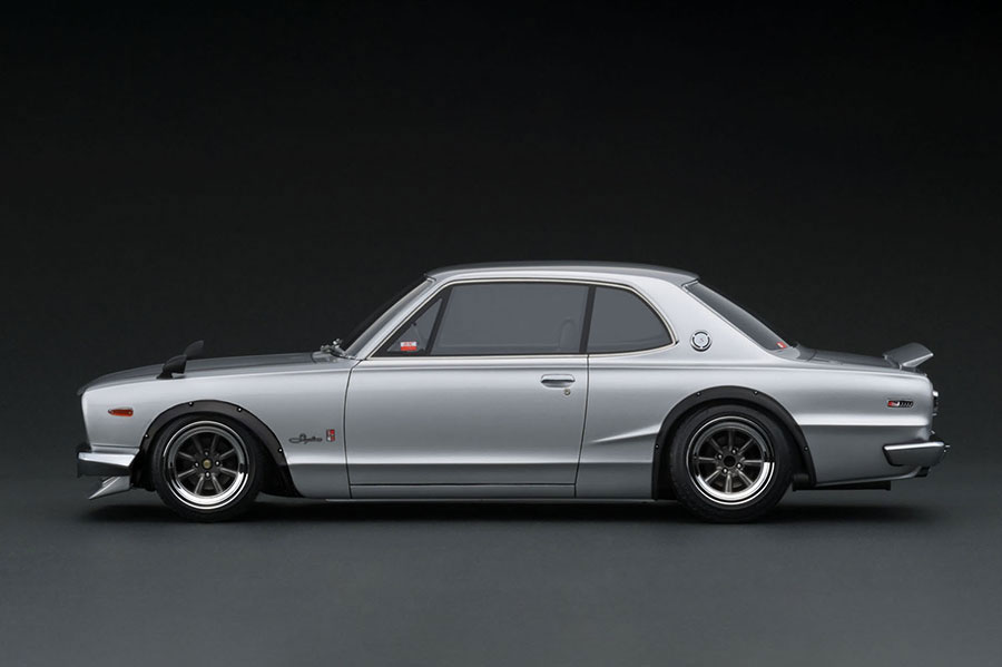 IG3614 1/18 Nissan Skyline 2000 GT-R (KPGC10) Silver | LINE UP
