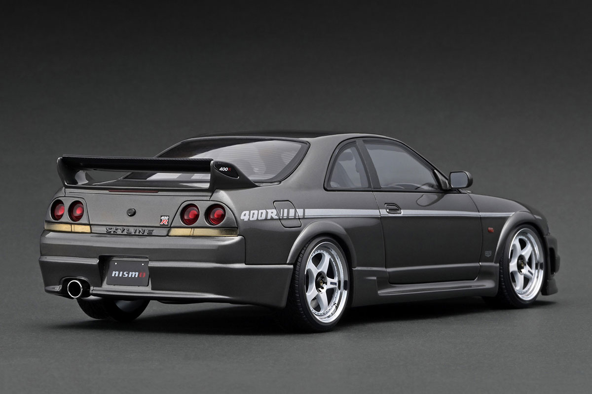 IG3656 1/18 NISMO 400R (BCNR33) Dark Grey Metallic | LINE UP