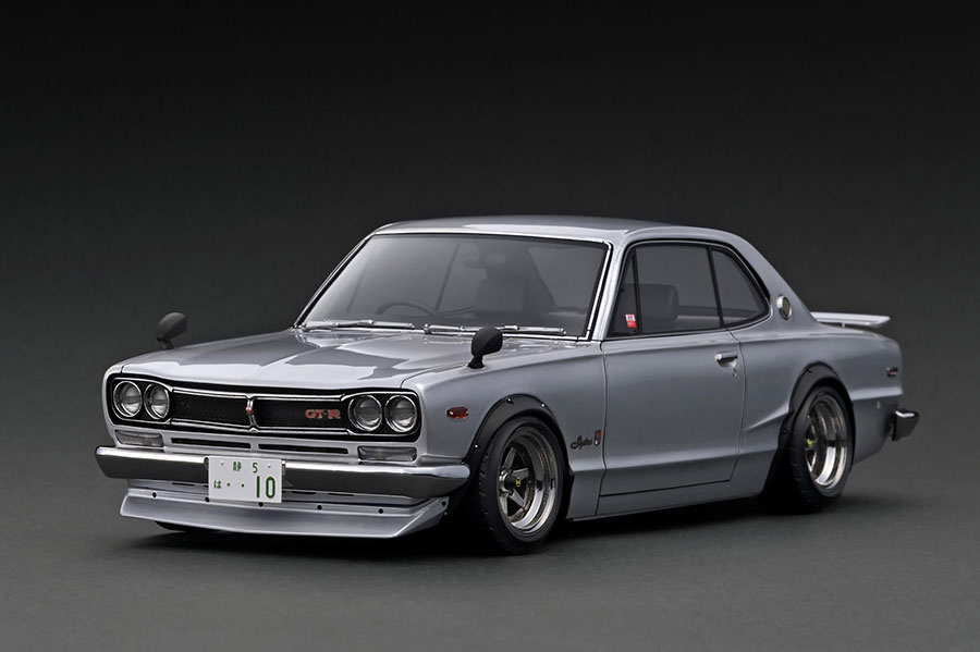 IG3234 1/18 Nissan Skyline 2000 GT-R (KPGC10) Silver 10th