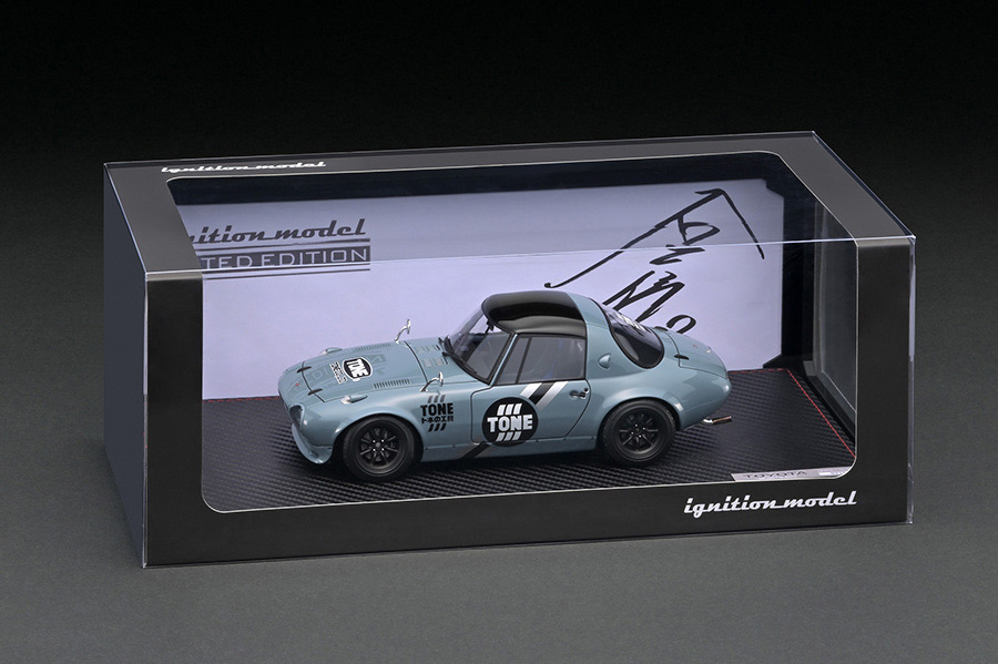 IG3291 1/18 Toyota Sports 800 NOB Hachi 2023 TAS Ver Light Gray
