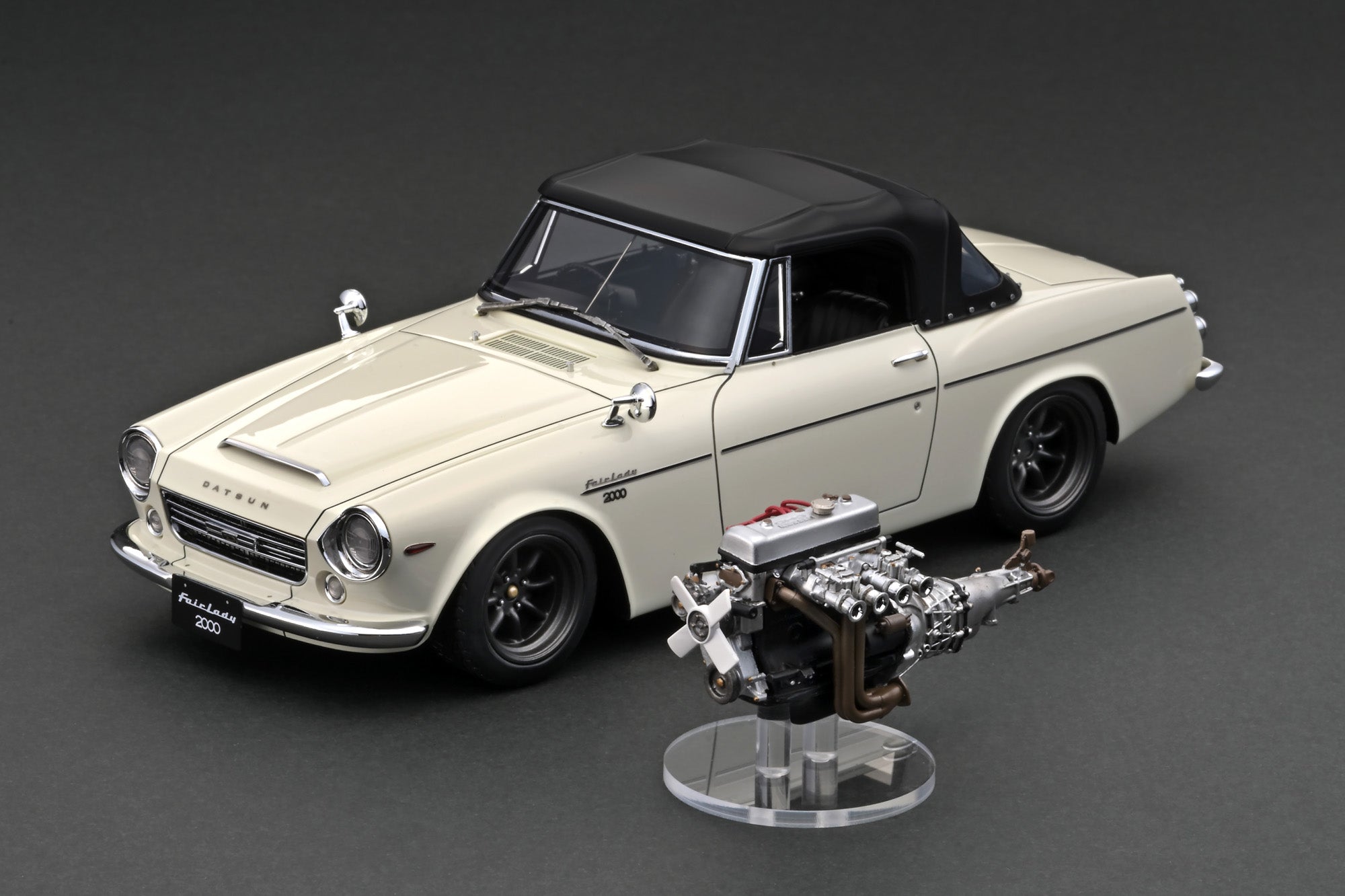 IG2708 DATSUN Fairlady 2000 (SR311) White With U20 Engine