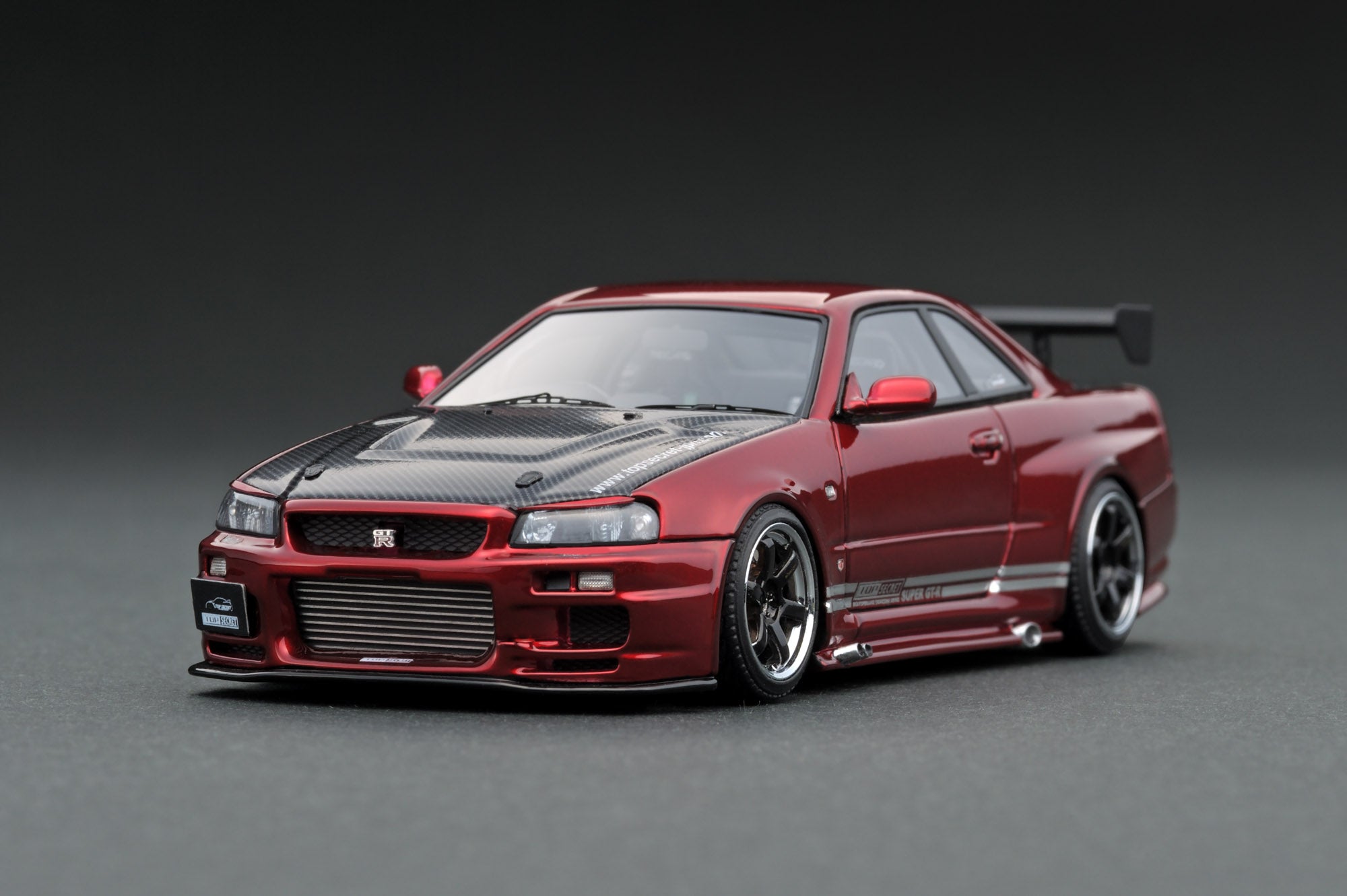 IG1904 TOP SECRET GT-R (BNR34) Red Metallic – ignition model