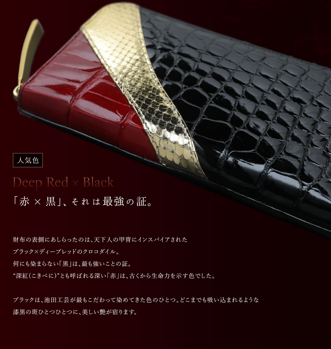 池田工芸】《新型》『天下統一財布』、規格外大型ver. 誕生