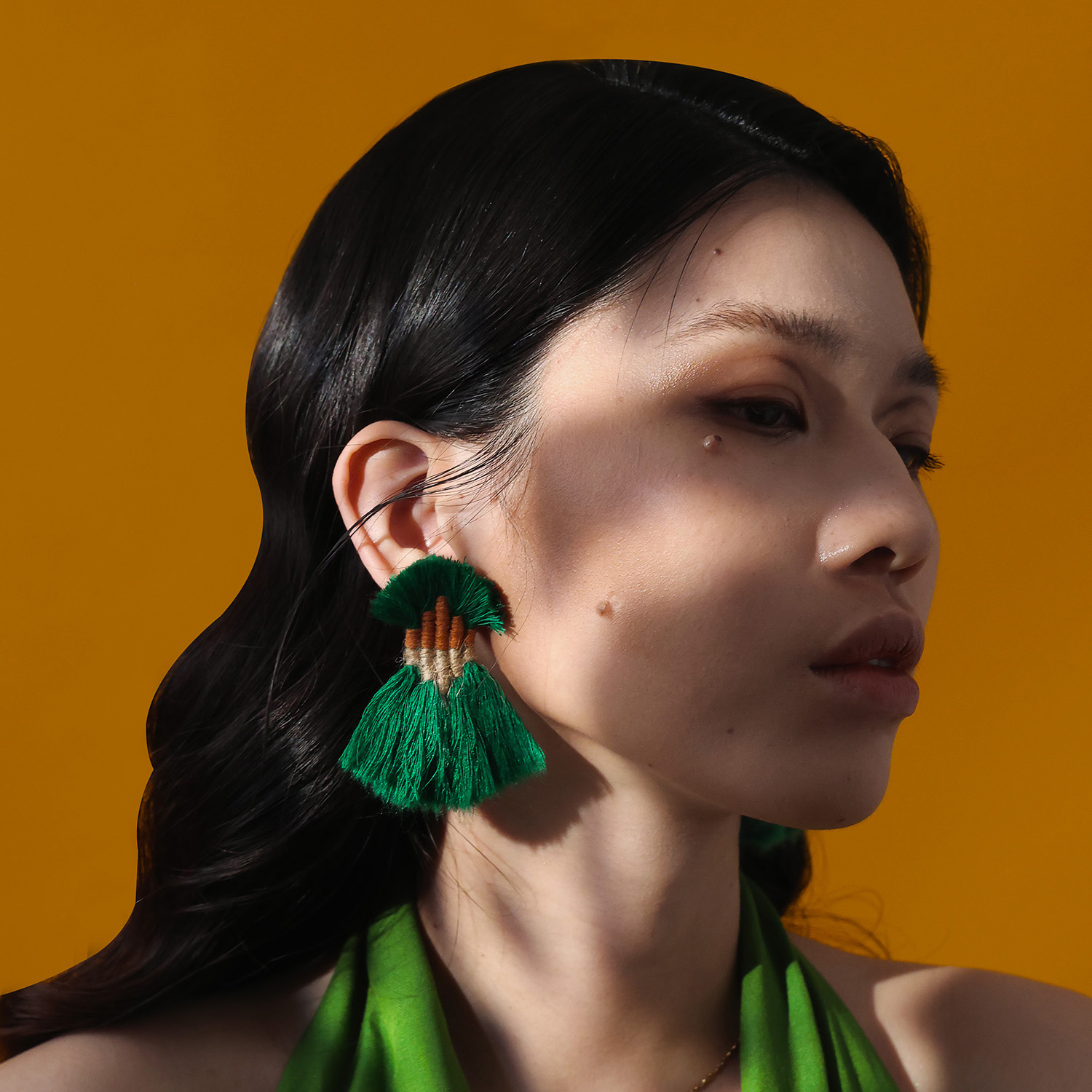 マクラメ編み タッセルピアス・イヤリング 通販| ii7GET 信州と台湾 食