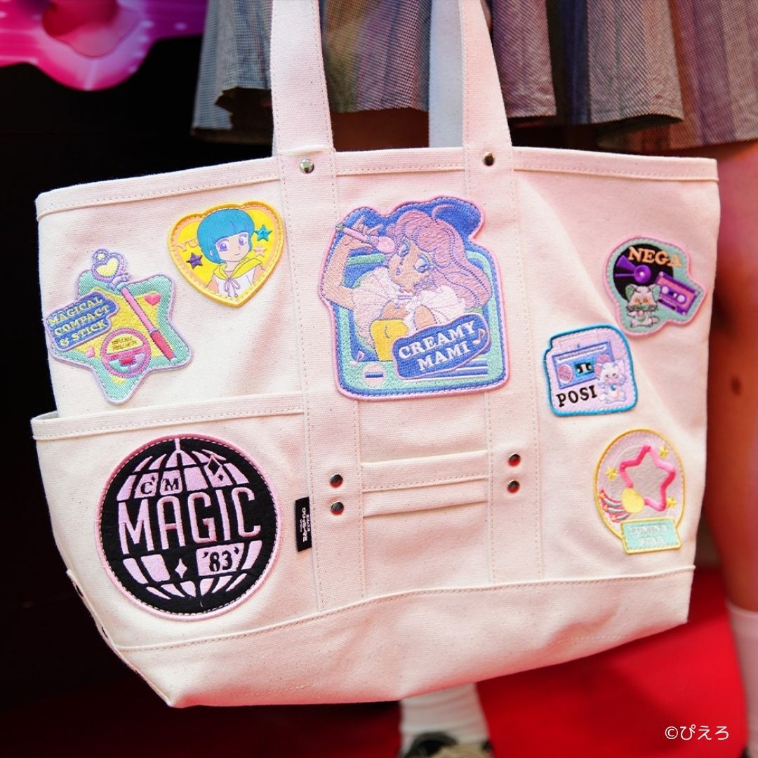 魔法の天使クリィミーマミ 西海岸風キャンバスワッペントートバッグ