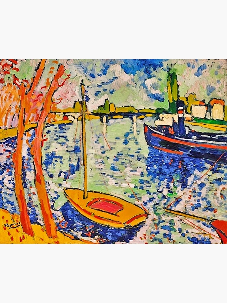 Maurice de Vlaminck, The River Seine at Chatou, (digitally