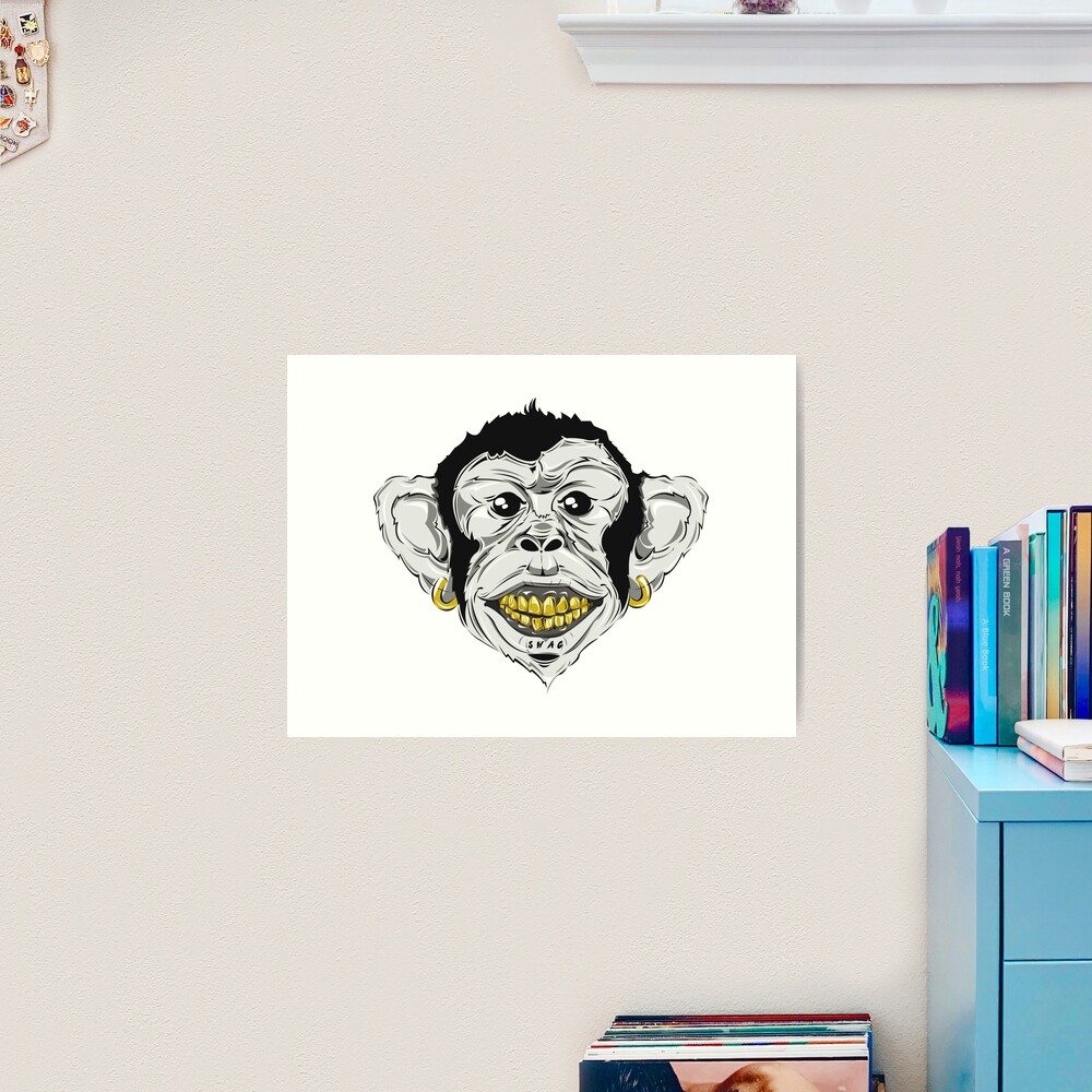 MONKEY MARK ゴールデンモンキー グラフィックアートA1 MONKEY MARK