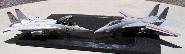 Fujimi F-14A Tomcat 1/7nd, VF-41 Black Aces - 1/72 F-14 - iModeler