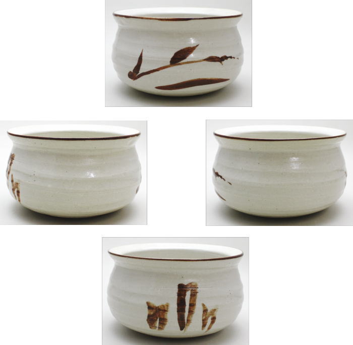 茶器/茶道具 建水】 黄瀬戸焼き又は志野焼き又は織部焼き 加藤五陶作