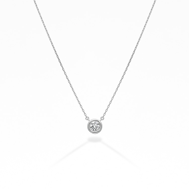 H040 ラボグロウンダイヤモンド/ネックレス/0.15ct(プラチナ): SHINCA
