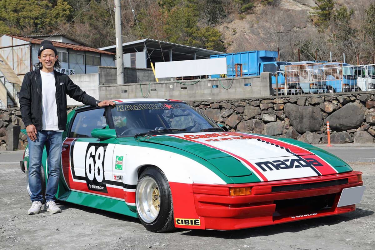 昭和懐かしのグラチャン仕様マツダ「サバンナ RX-7」には独自カスタム