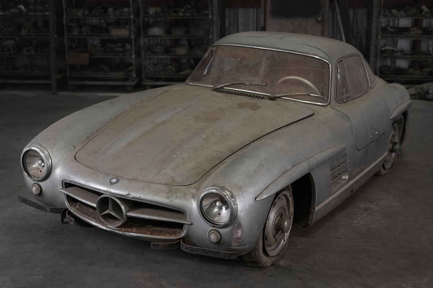 傑作☆ 超希少！アルプス ALPS ベンツ 230SL 大型 ブリキ 箱 傑作☆ 超