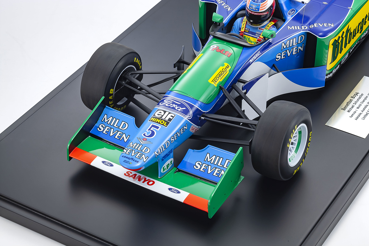 シューマッハ伝説」幕開けのF1車！ 「ベネトンフォードB194」1/8