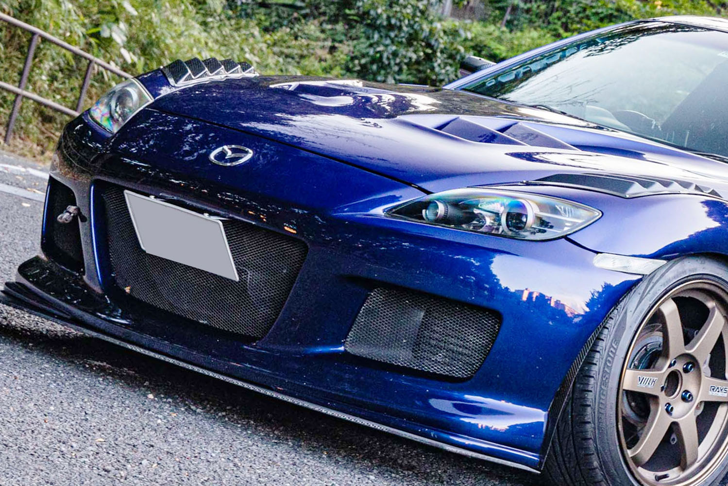 筑波1分切りのマツダ「RX−8」はエアコン付きのストリート仕様！ 車に