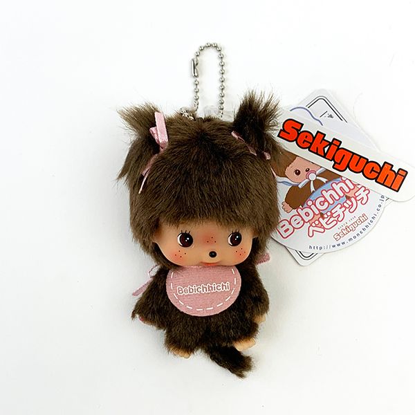 モンチッチ ベビチッチ キーホルダー ぬいぐるみ モンチッチ 女の子 顔