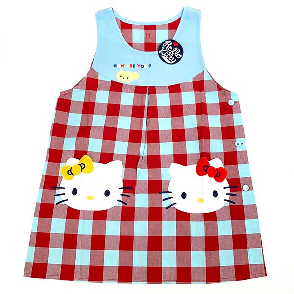 サンリオ ハローキティ エプロン レッド キティちゃん 保育士