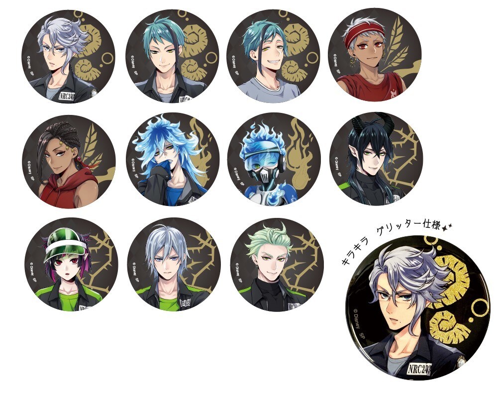 ツイステッドワンダーランド/ブラインド/グリッター缶バッジ