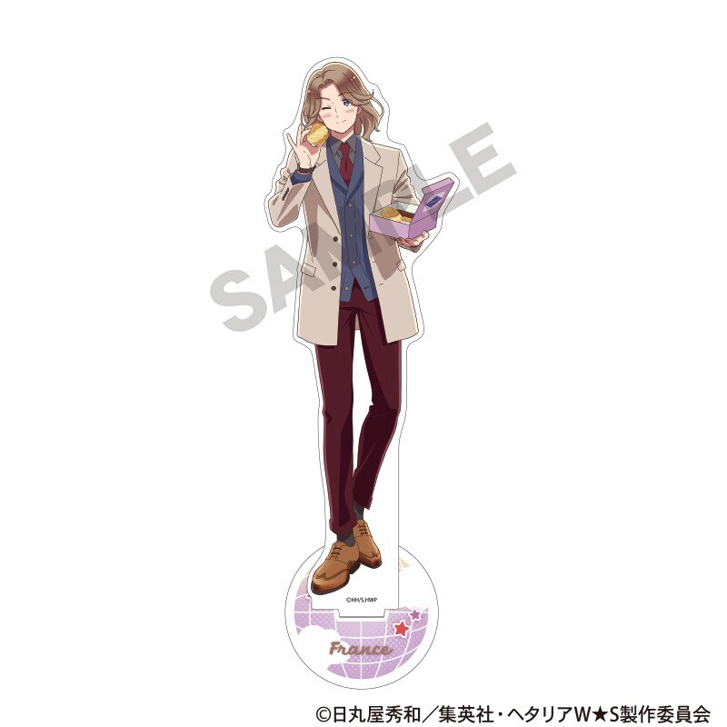 ヘタリア World☆Stars アクリルスタンド フランス 食べ歩き