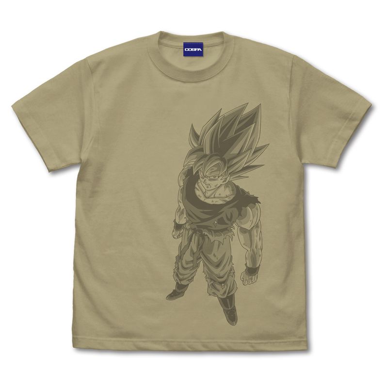 ドラゴンボールZ_XL_超サイヤ人 孫悟空 Tシャツ/SAND KHAKI