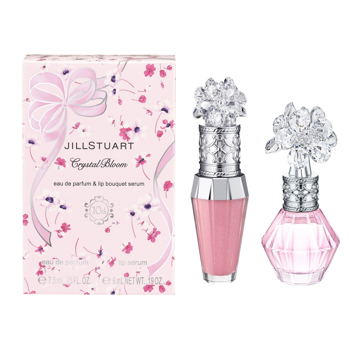 ジルスチュアート クリスタルブルーム オードパルファン ＆ リップ