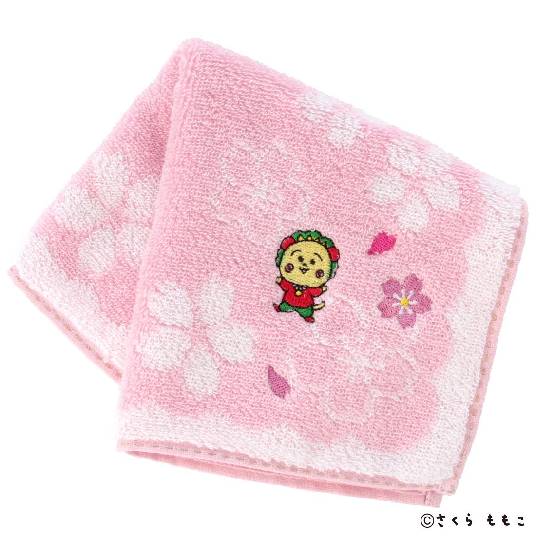 コジコジ タオルハンカチ 満開桜とコジコジ 【COJI-COJI（コジコジ