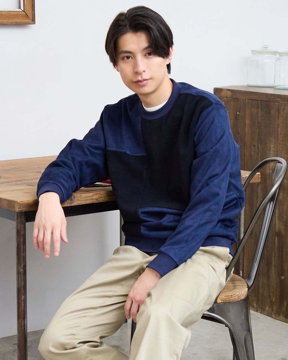 切替クルーネックスウェット | ゴールデンベア(GOLDENBEAR) | マルイ