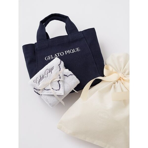 ラッピング済み】ランチトート＆ハンドタオルSET | ジェラート ピケ